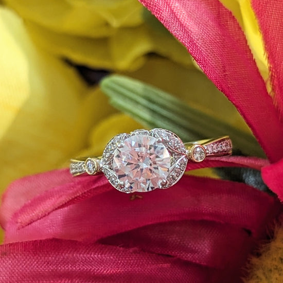 Floral Engagement Ring Mounting