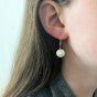"Sun Glow" Pearl Earrings