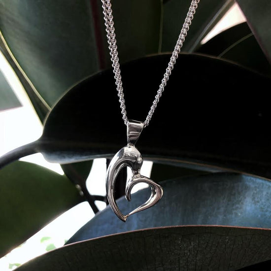 Plumb Silver Original Asymmetrical Heart Pendant