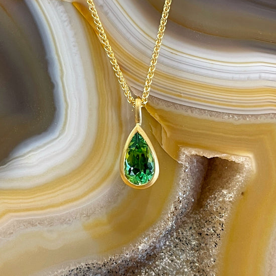 Load image into Gallery viewer, Kimberly Collins Green Tourmaline Pendant
