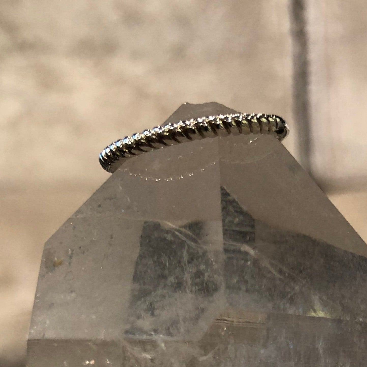 Ti Sento Sterling Silver Rope Ring