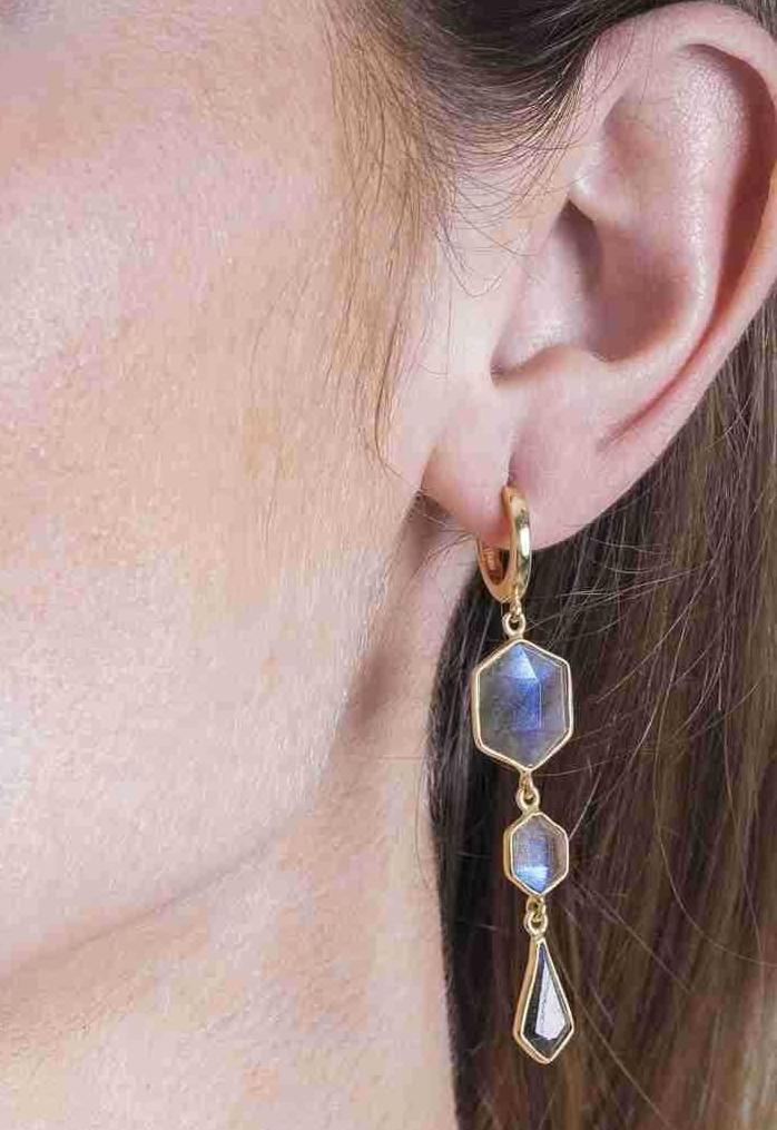 Geo Dangle Earring