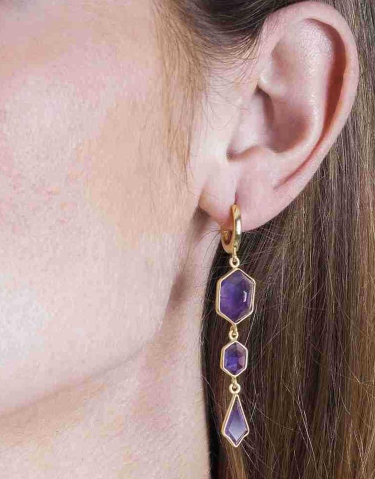 Geo Dangle Earring