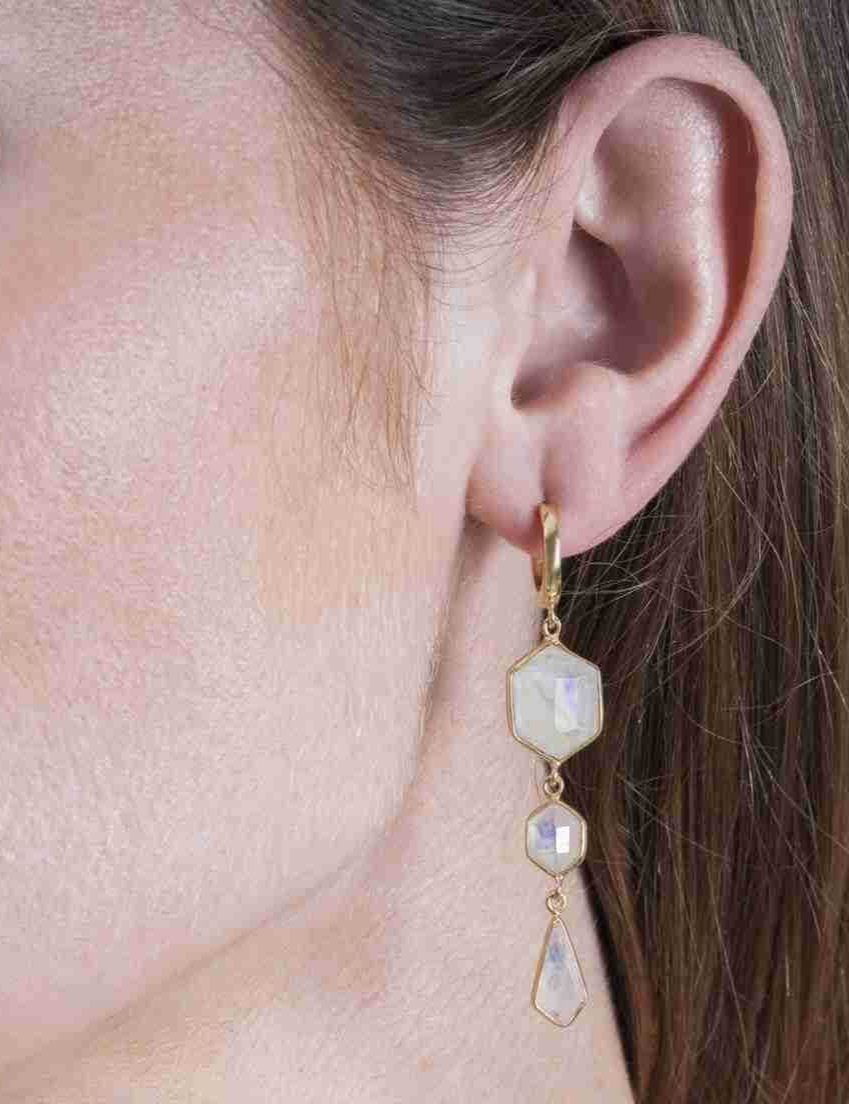 Geo Dangle Earring