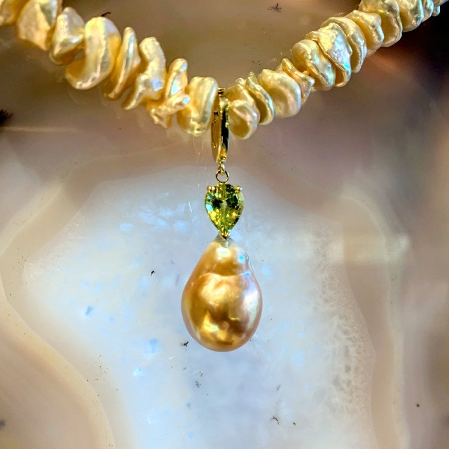 Plumb Gold Original Pearl Enhancer Pendant