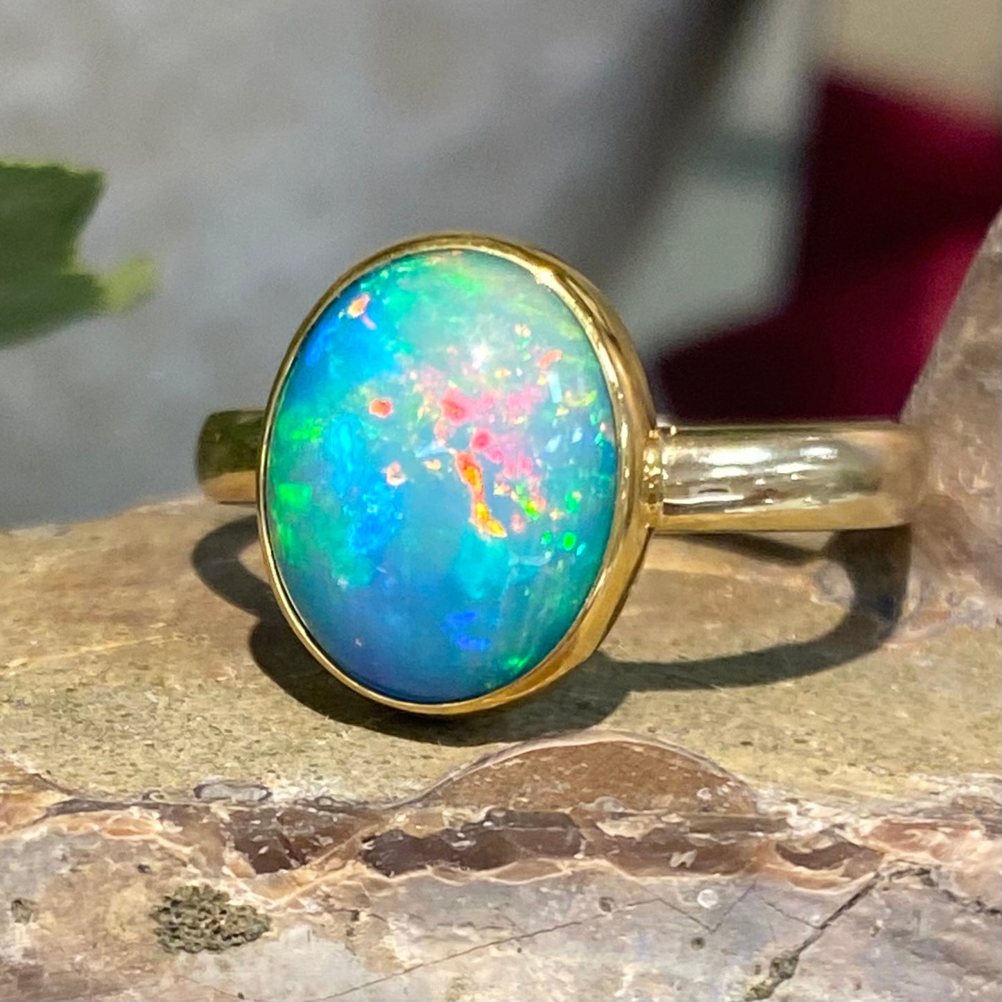 Ethiopian Opal Ring