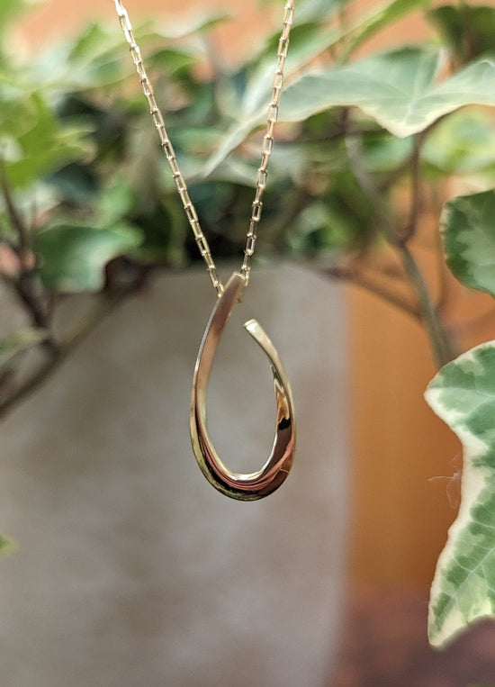 Load image into Gallery viewer, Open Teardrop Necklace
