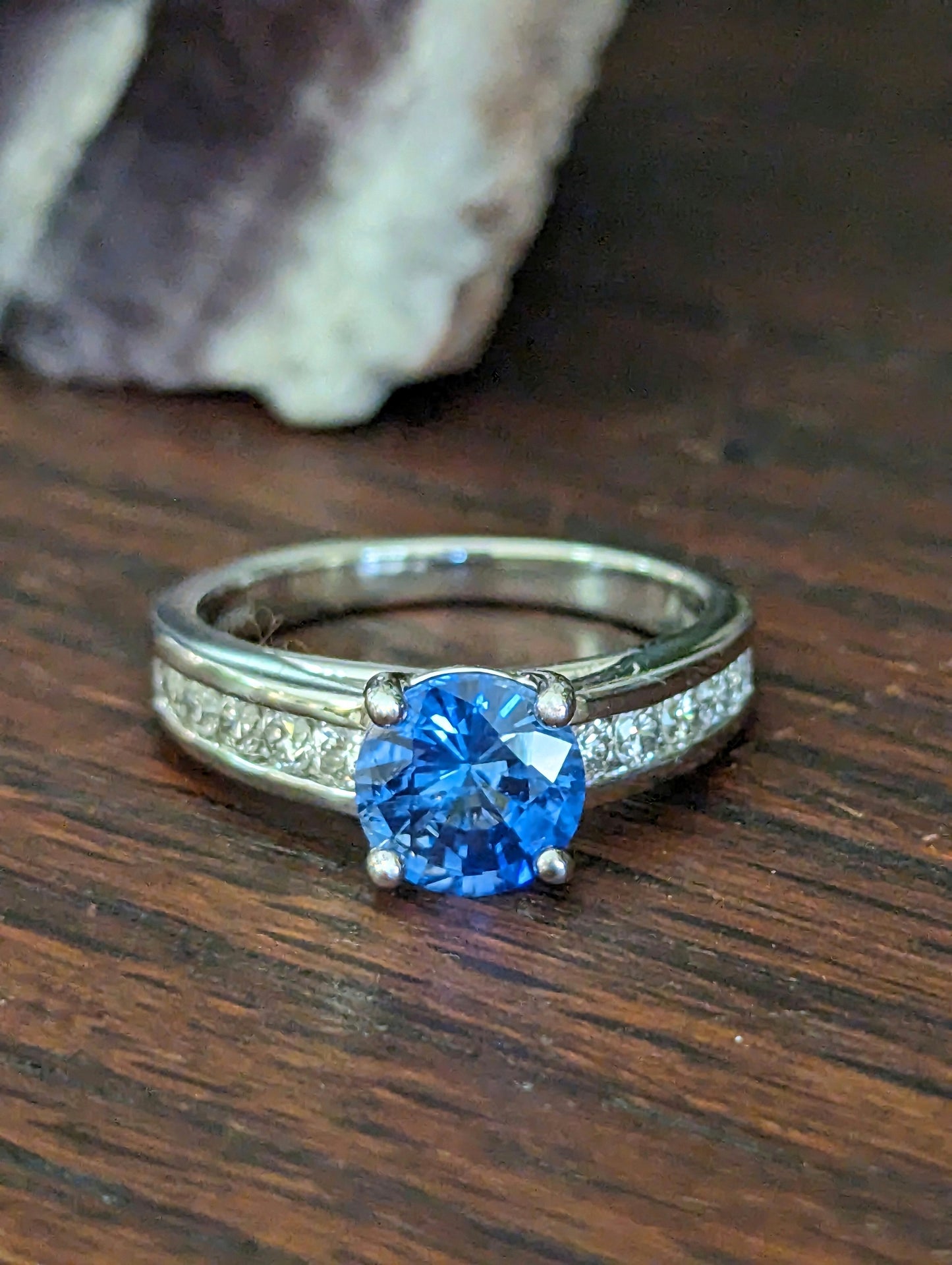 Naledi Collection Blue Sapphire "Hannah" Ring