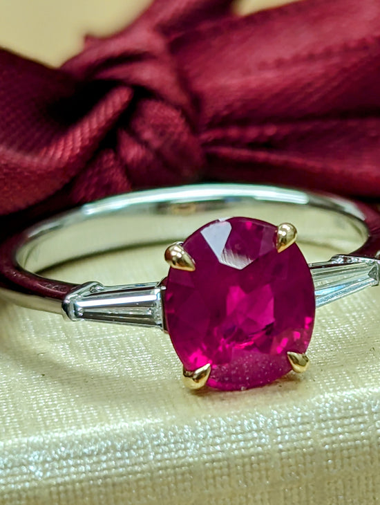 Load image into Gallery viewer, Plumb Gold Original Ruby Ring
