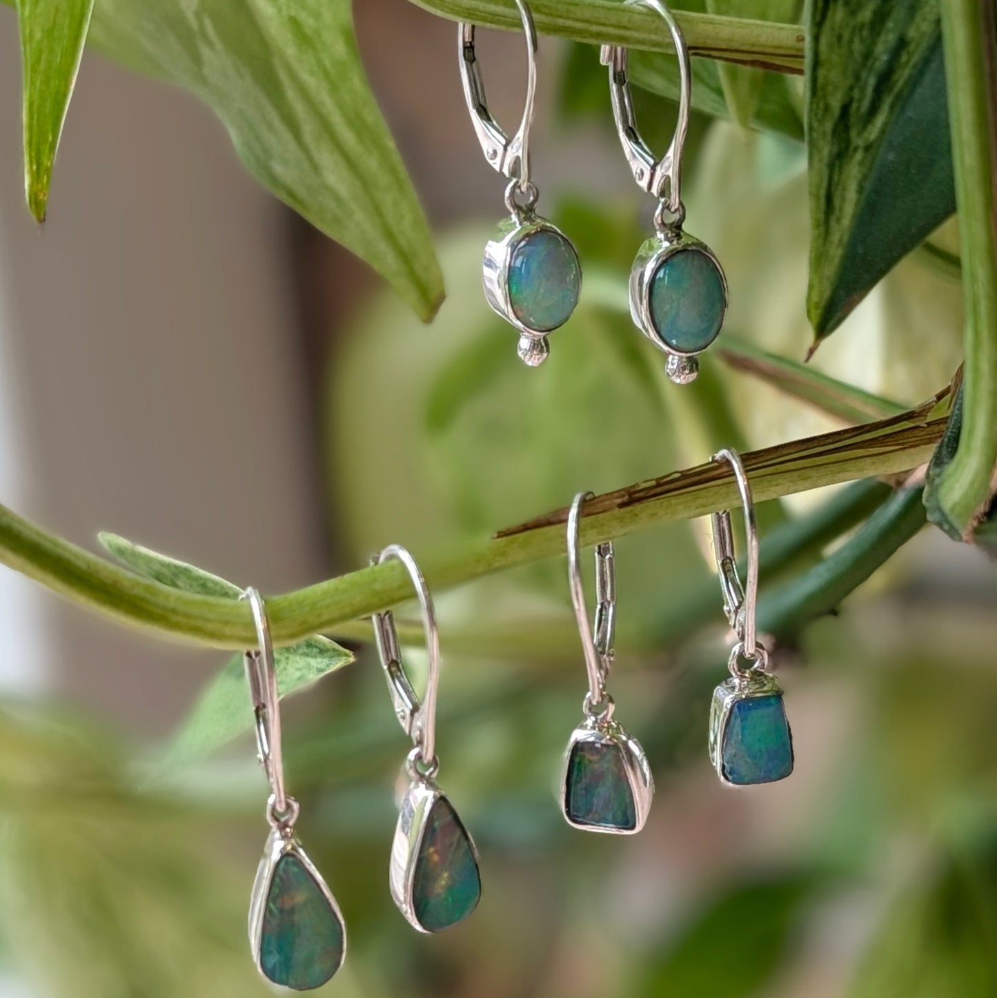 Petite Ethiopan Opal Dangles