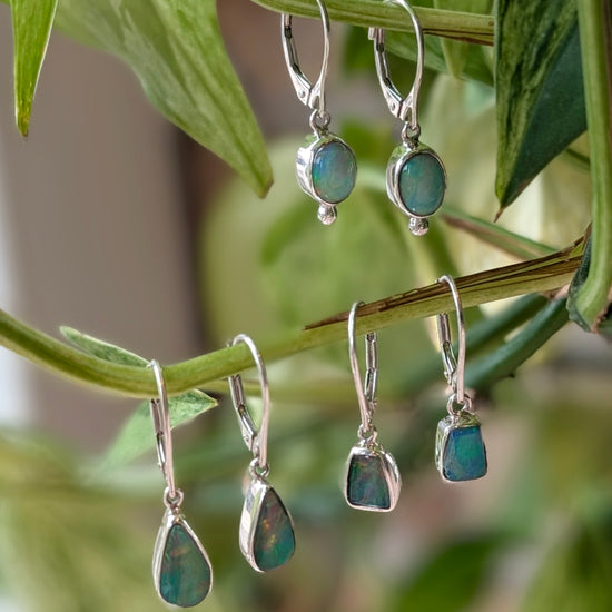 Petite Ethiopan Opal Dangles