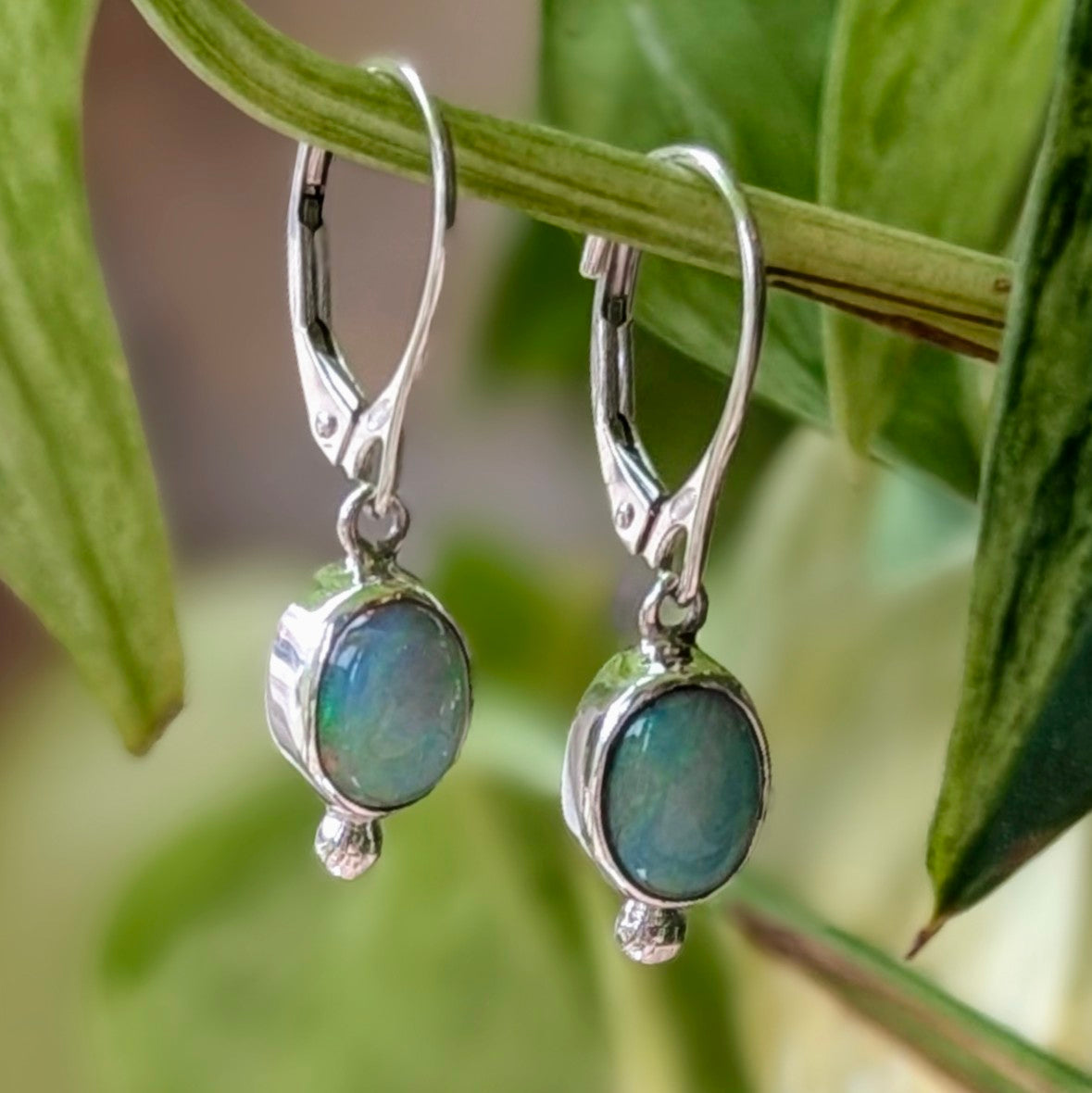 Petite Ethiopan Opal Dangles