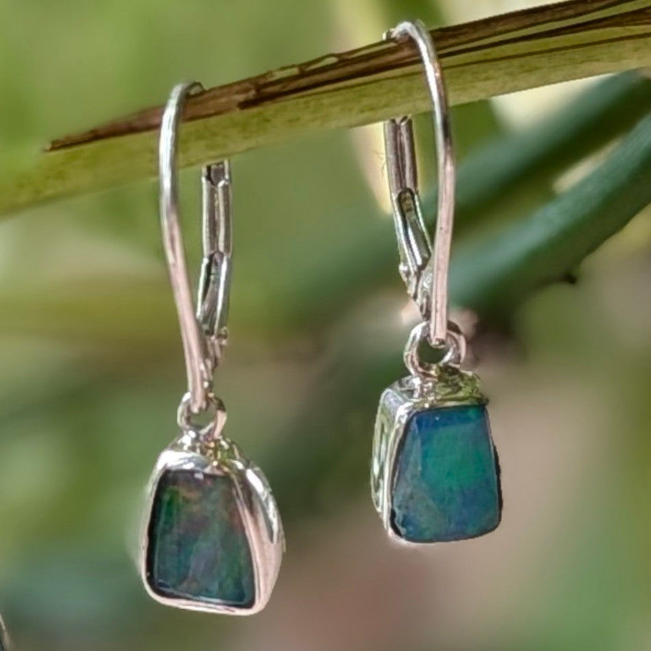 Petite Ethiopan Opal Dangles