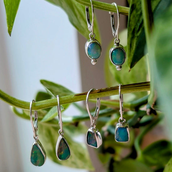 Petite Ethiopan Opal Dangles