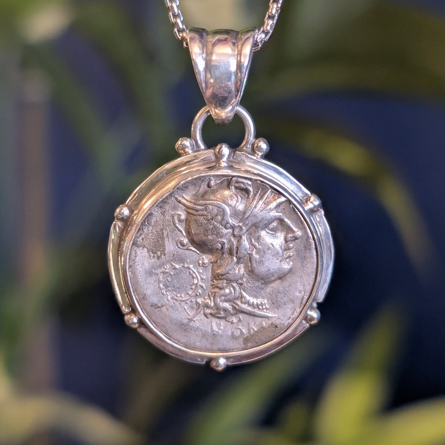 C Servilius Mf Denarius Pendant