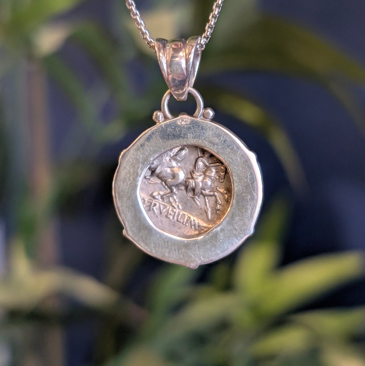 C Servilius Mf Denarius Pendant