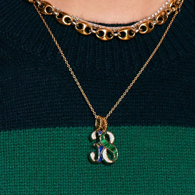 Initials & Lucky Numbers Necklaces