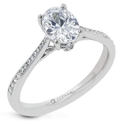 "Cher" Diamond Semi-Mount Engagement Ring