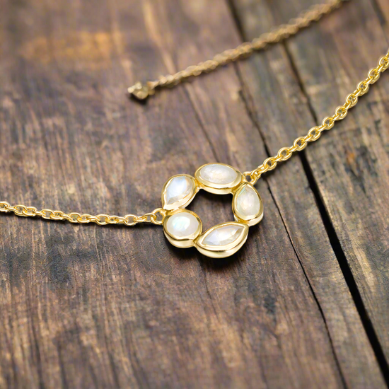 “Morning” Moonstone Necklace