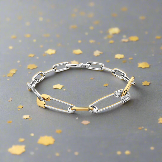 Chic Pin Paperclip Bracelet