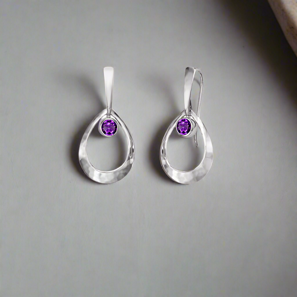 "Emma" Amethyst Earrings