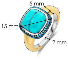 Cubic Zirconia Halo Bezel Ring