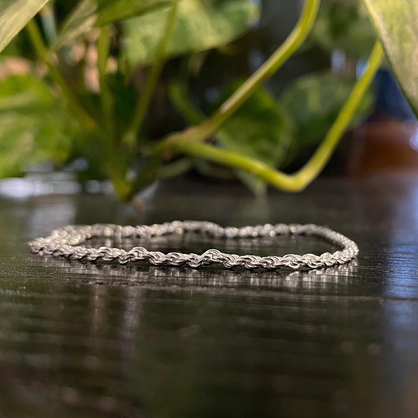 Diamond Cut Rope Bracelet