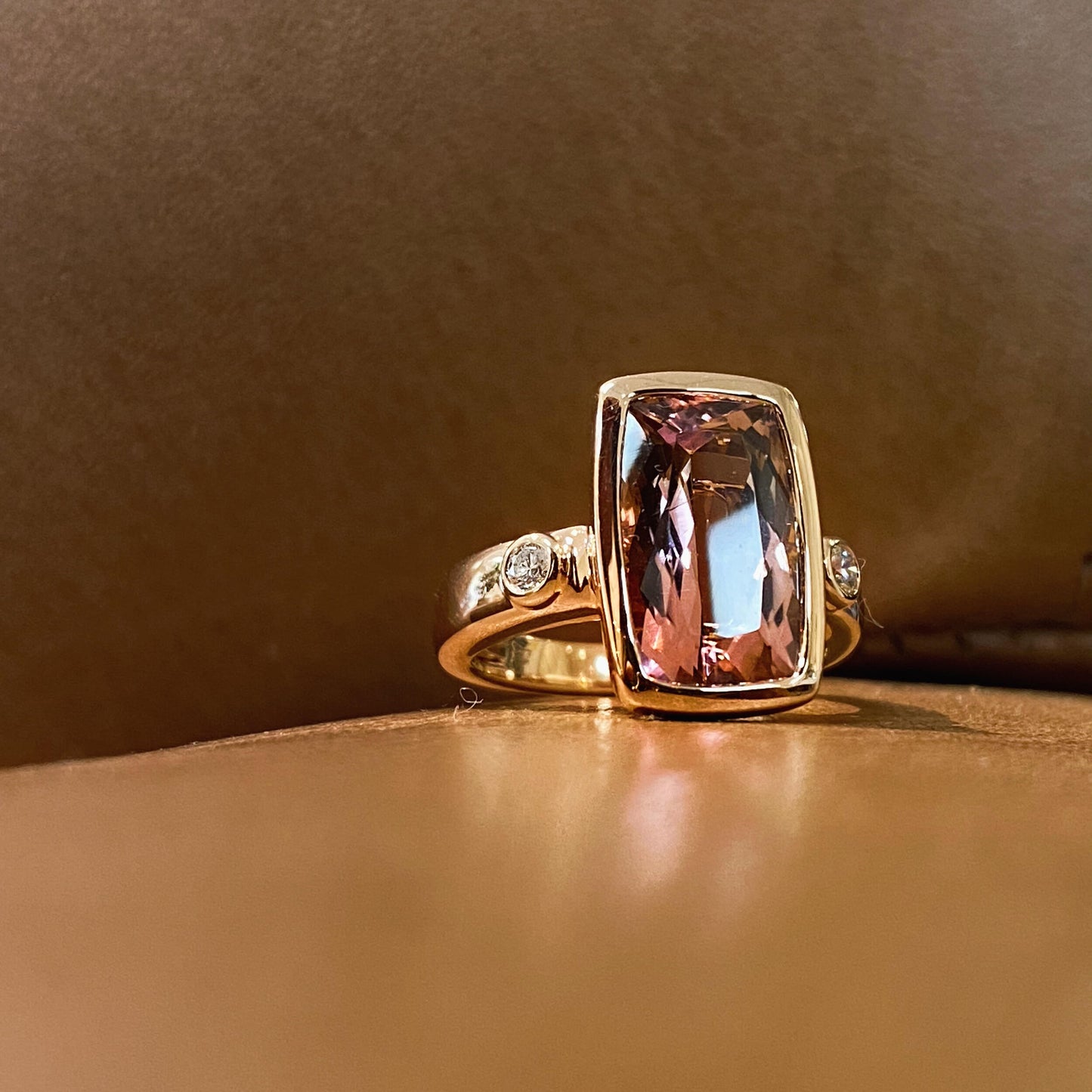 Load image into Gallery viewer, Zoma Color Pink Tourmaline Ring
