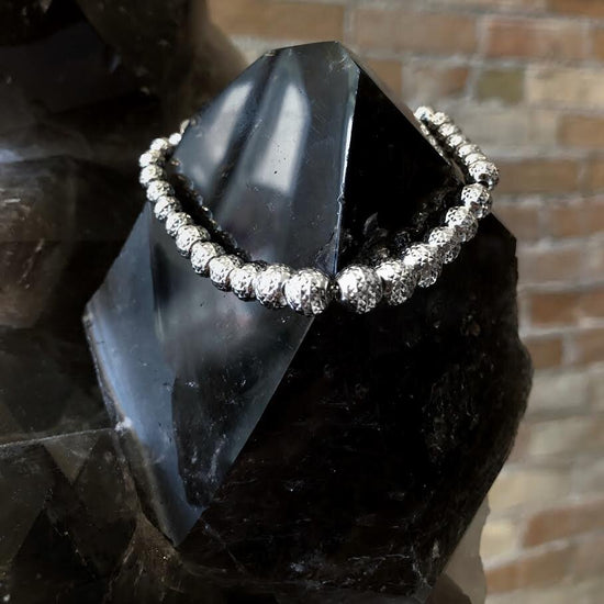 diamond-cut-bead-bracelet