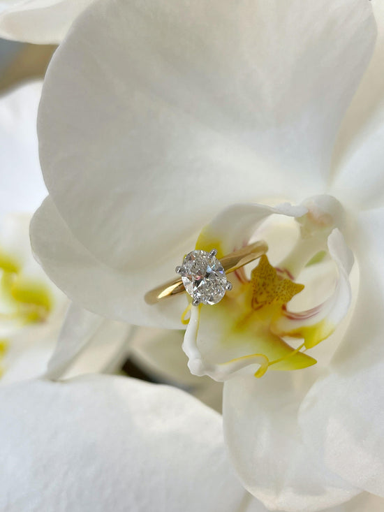 Load image into Gallery viewer, Plumb Gold Original Diamond Solitaire
